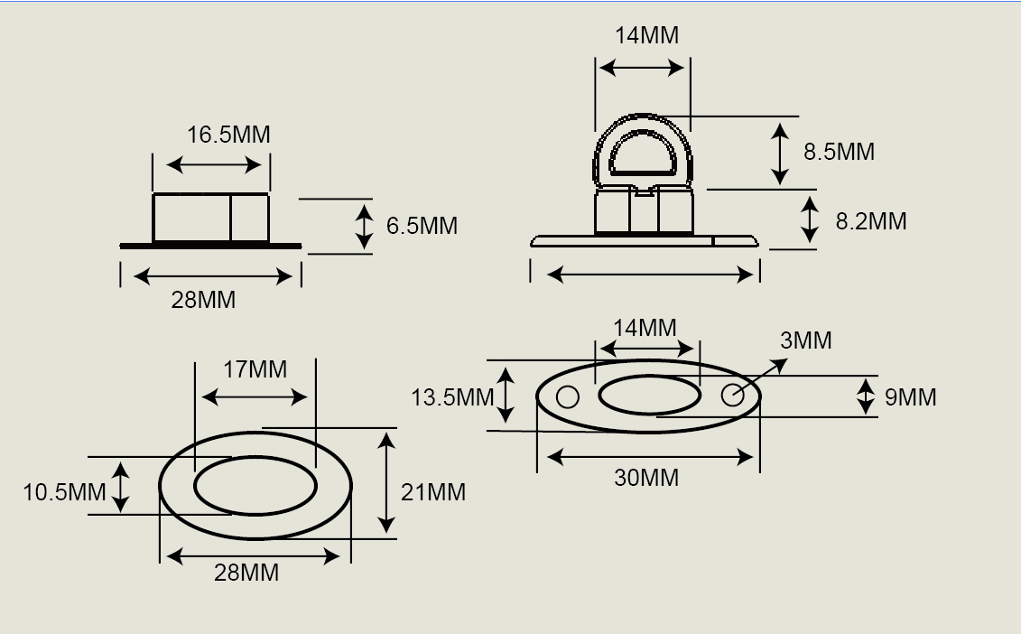SNOWL 4000B5 turn button detail view